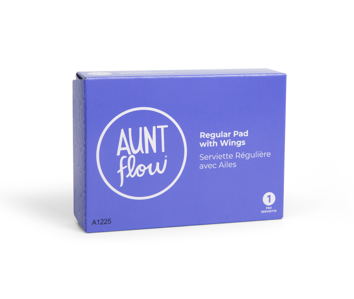 Aunt Flow Blue Regular Pad with Wings